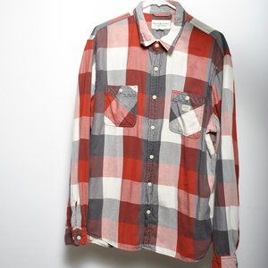 RALPH LAUREN XL soft checkered flannel long sleeve